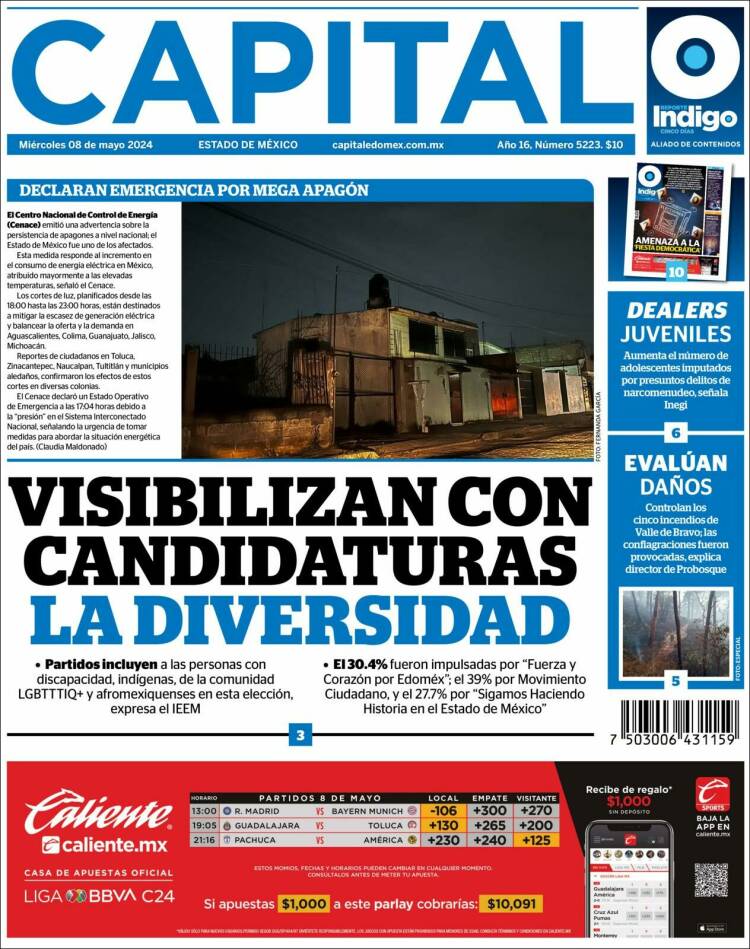 Portada de Capital México (M&eacute;xico)