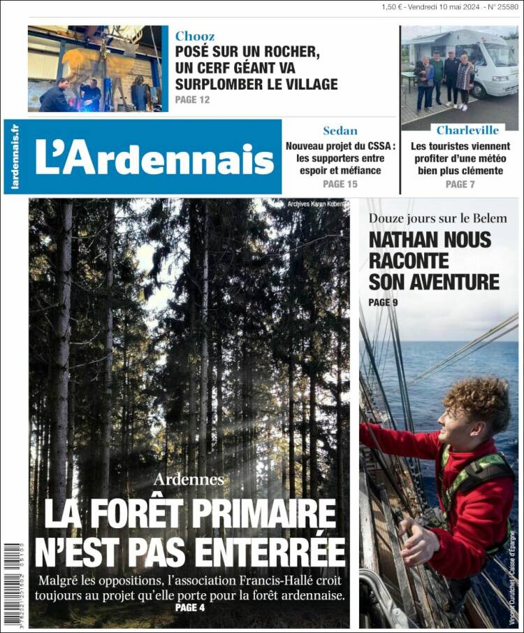 Portada de L'Ardenais (Francia)