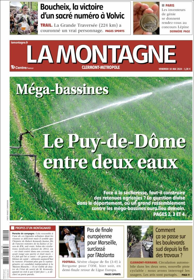 Portada de La Montagne (Francia)