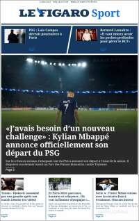 Portada de Le Figaro Sport (France)
