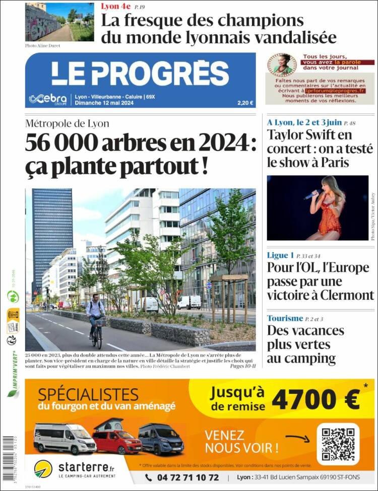 Portada de Progres de Fecamp (Francia)