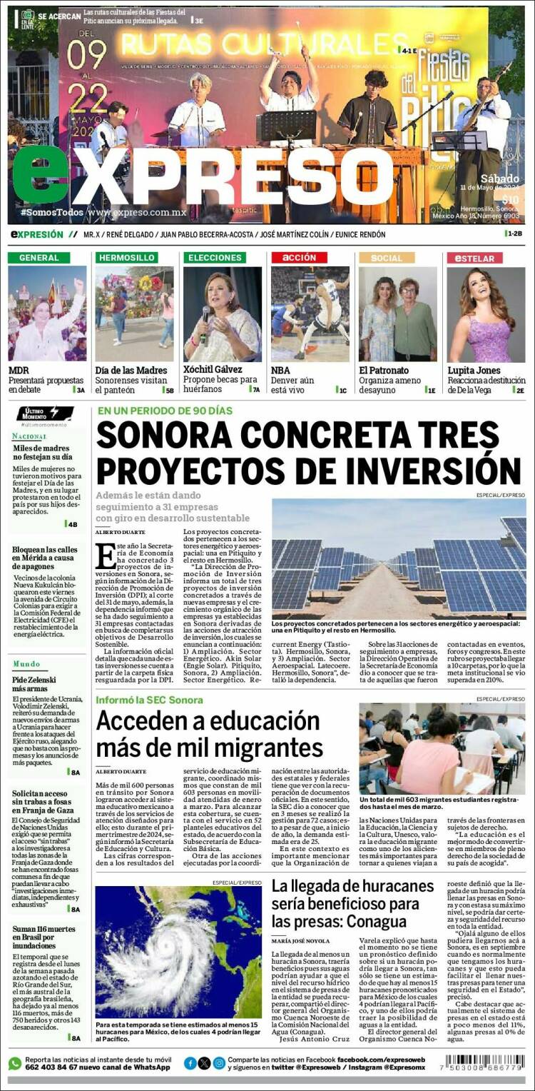 Portada de Expreso (México)