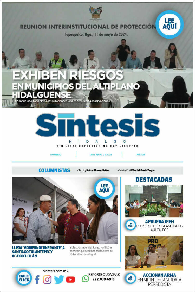 Portada de Sistesis - Hidalgo (México)