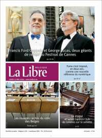 Portada de La Libre.be (Belgique)