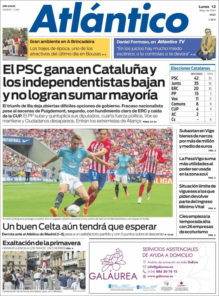 Portada de Atlántico Diario (Espa&ntilde;a)