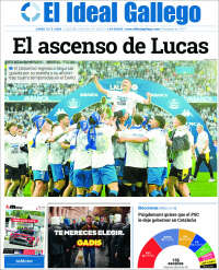 Portada de El Ideal Gallego (Espa&ntilde;a)