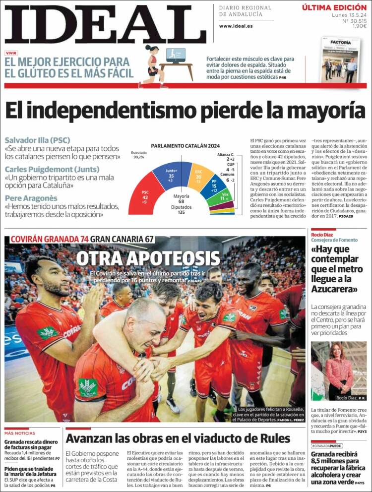 Portada de Ideal (Espa&ntilde;a)