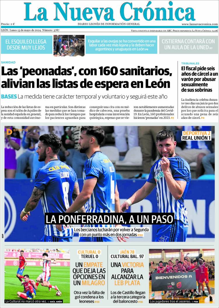 Portada de La Nueva Crónica (Espa&ntilde;a)