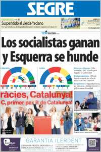 Portada de Segre  (Espa&ntilde;a)