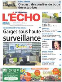 Portada de L'Echo de la Haute-Vienne (Francia)