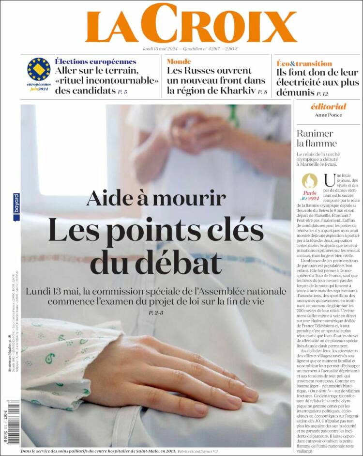 Portada de La Croix (Francia)