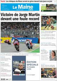 Portada de Le Maine Libre (Francia)