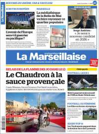 Portada de La Marseillaise (Francia)