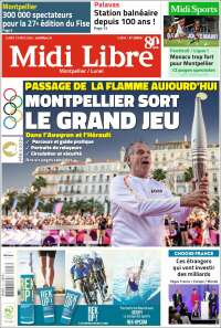 Portada de Midi Libre (Francia)