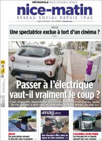 Portada de Nice-Matin (Francia)