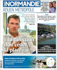 Portada de Paris Normandie (Francia)