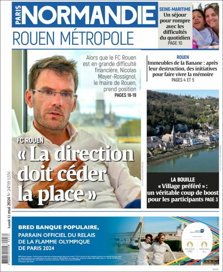 Portada de Paris Normandie (Francia)