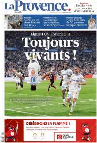 Portada de La Provence (Francia)