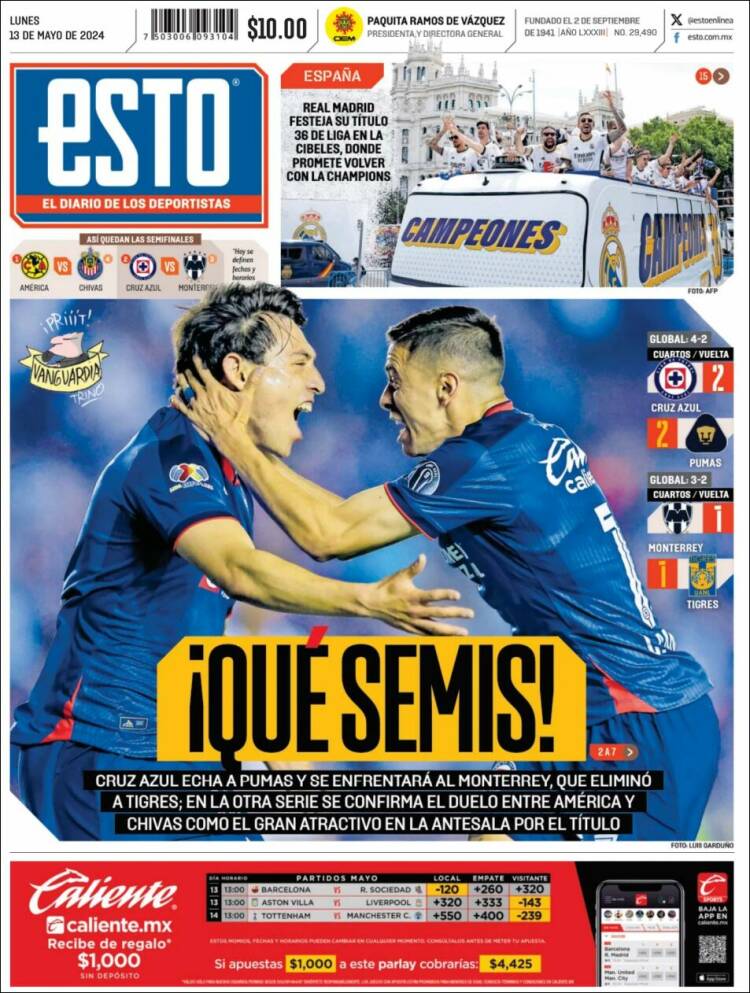 Portada de Esto (México)