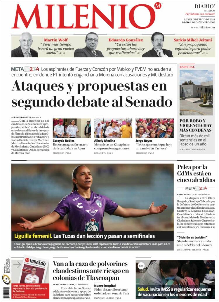 Portada de Milenio de Hidalgo (México)