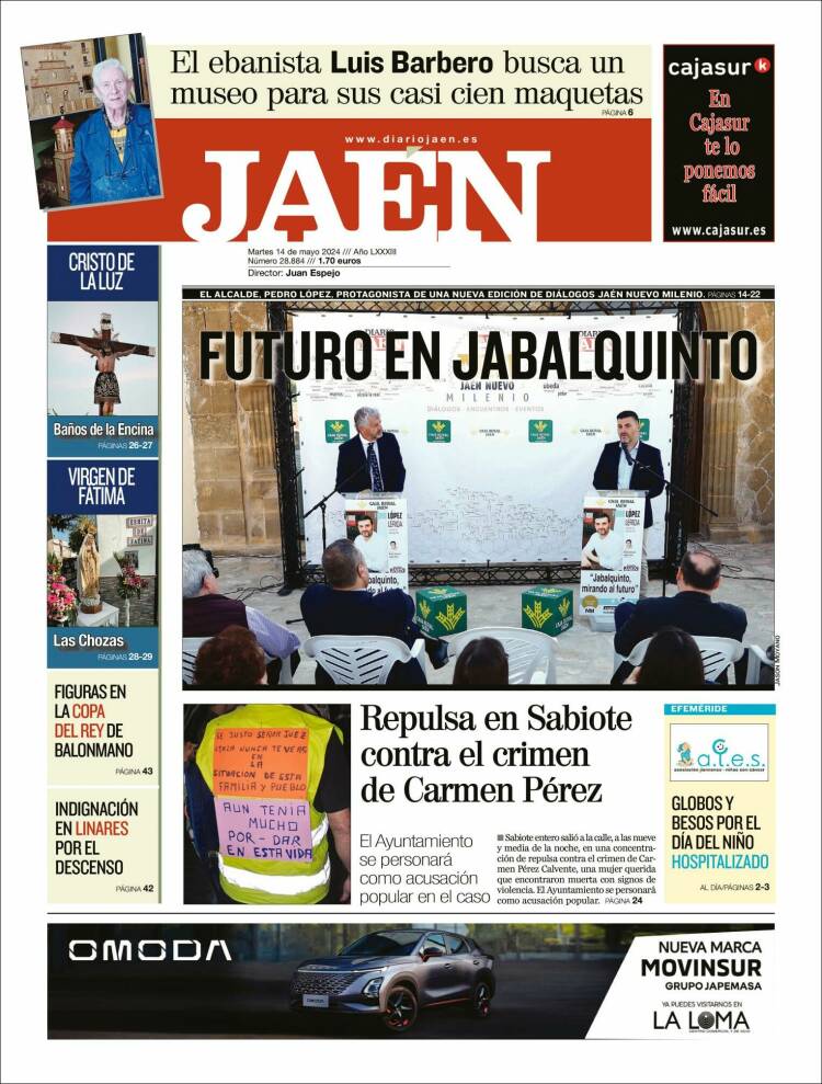 Portada de Diario Jaén (España)