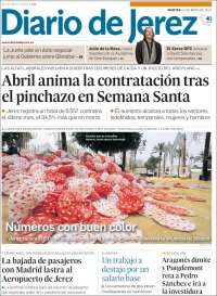 Portada de Diario de Jerez (España)