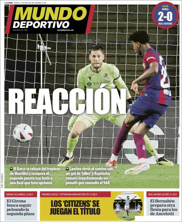 Portada de El Mundo Deportivo (España)