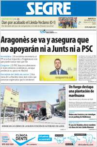 Portada de Segre  (España)
