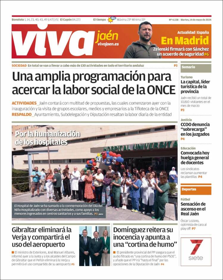 Portada de Viva Jaén (España)