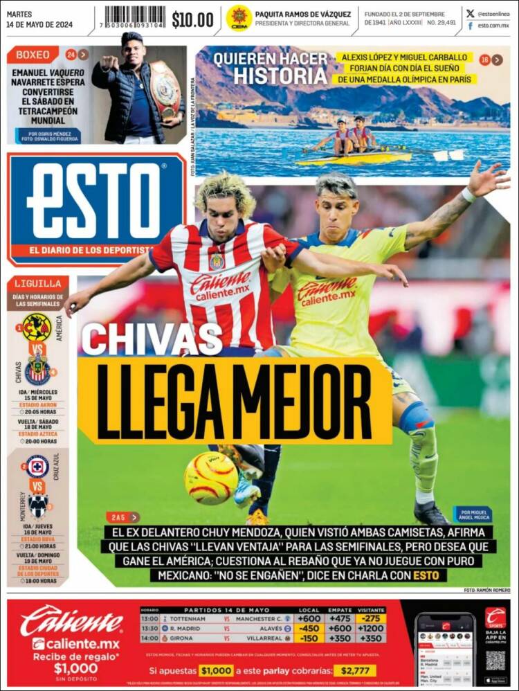 Portada de Esto (M&eacute;xico)