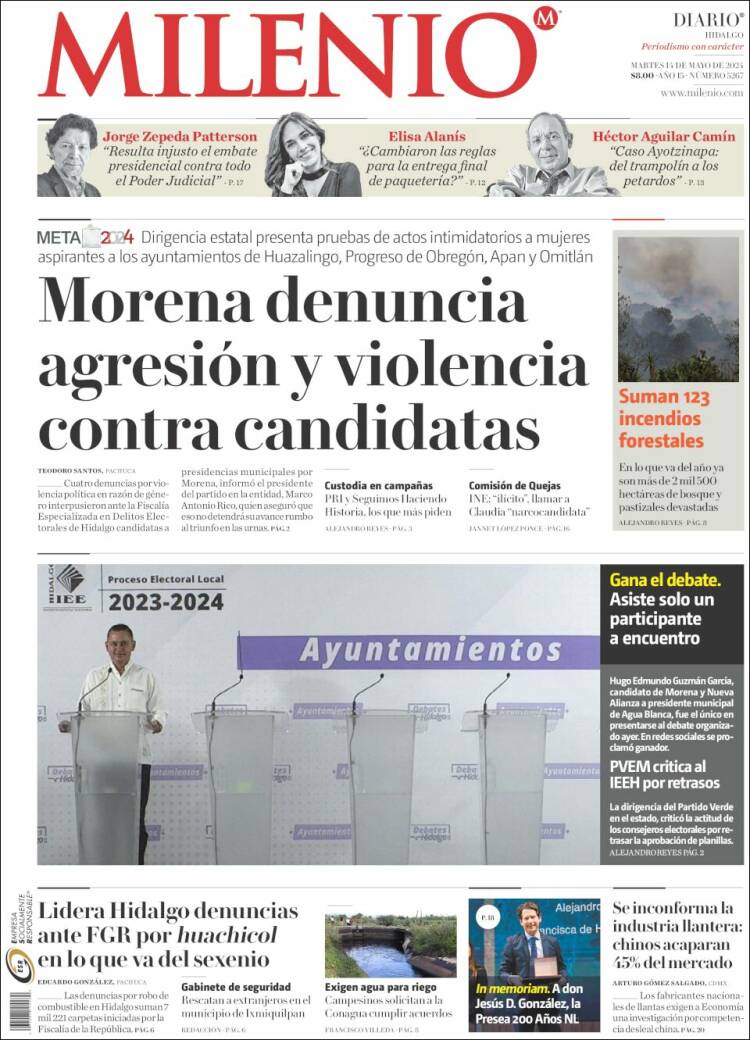 Portada de Milenio de Hidalgo (M&eacute;xico)