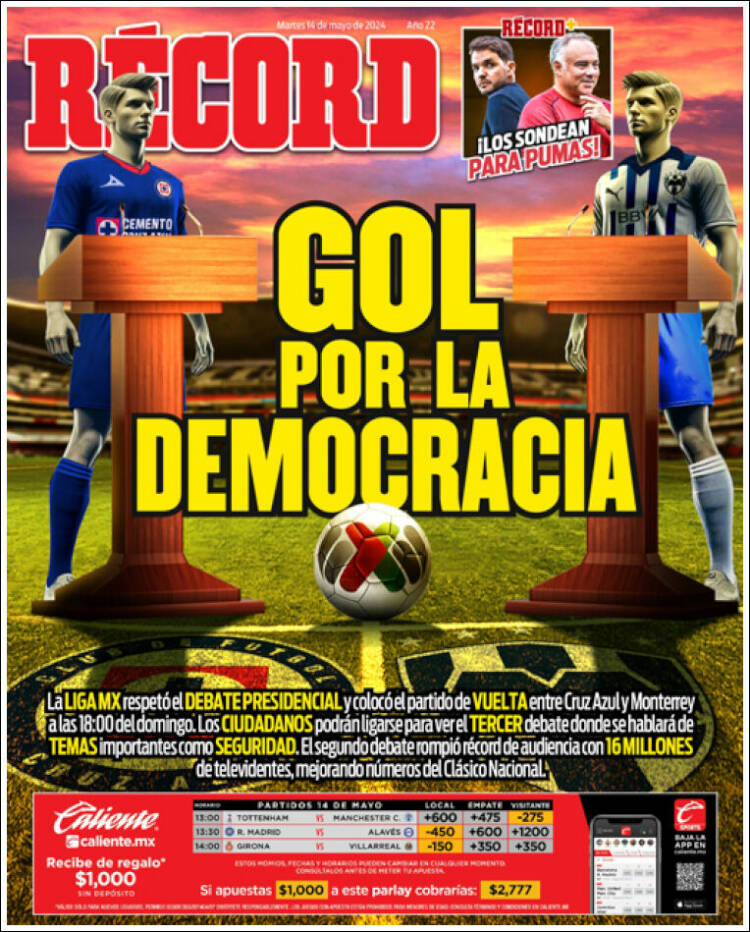 Portada de Record (M&eacute;xico)