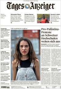 Portada de Tages-Anzeiger (Suisse)