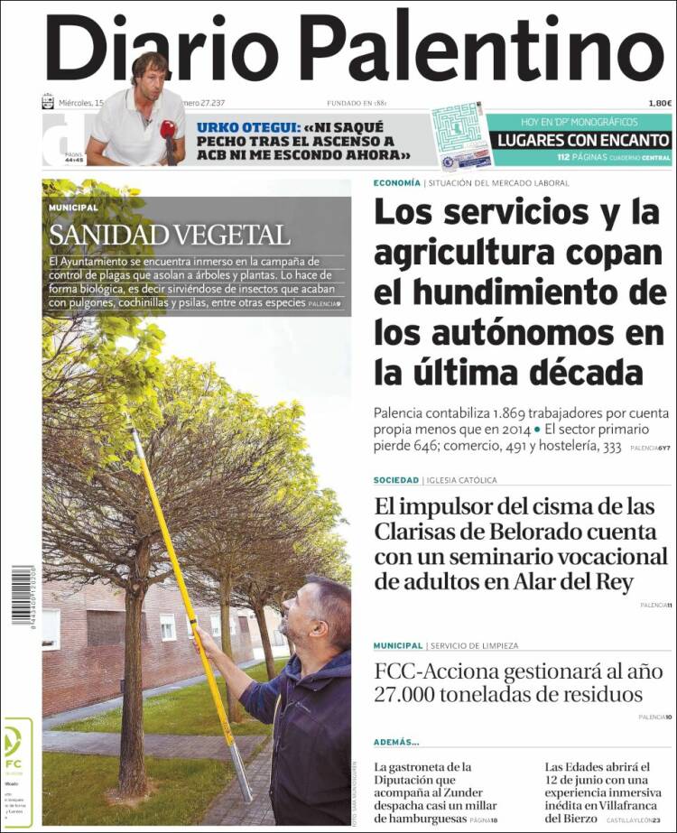 Portada de Diario Palentino (España)