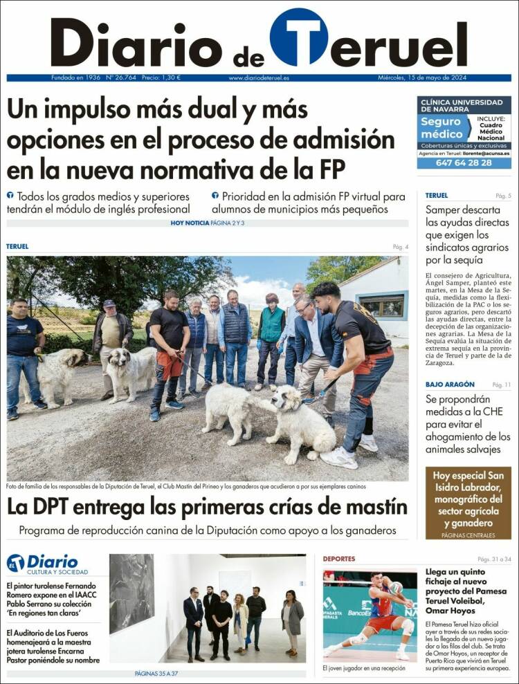 Portada de Diario de Teruel (España)