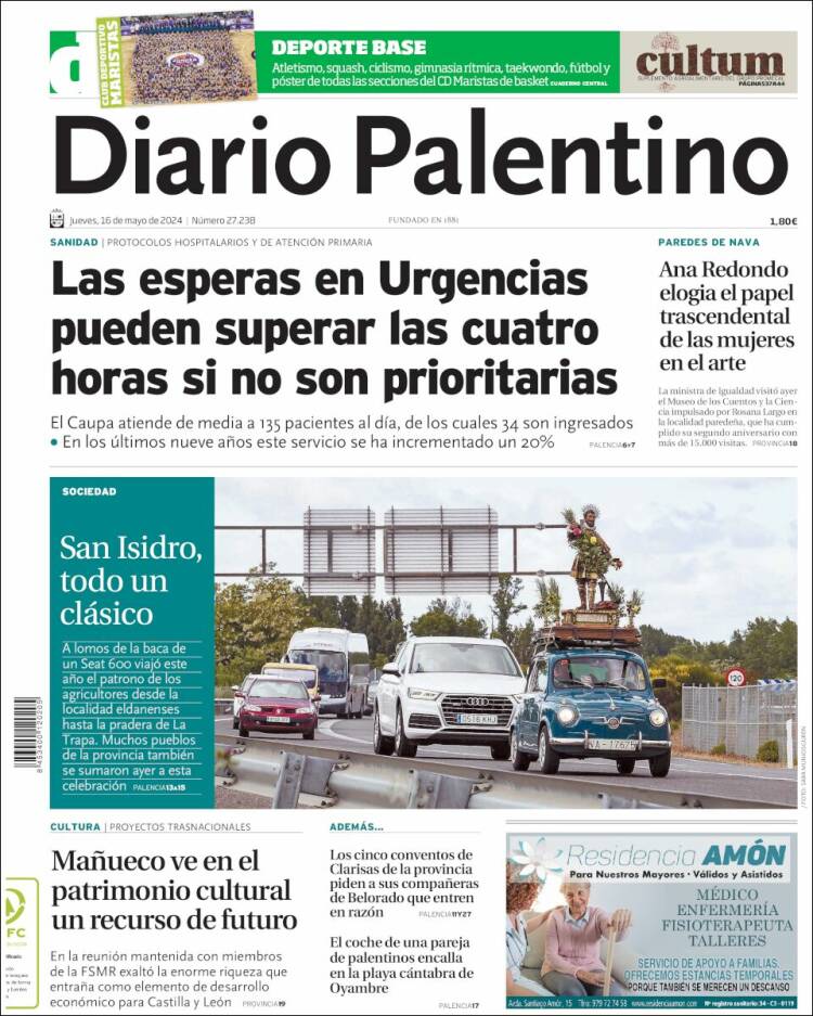 Portada de Diario Palentino (España)