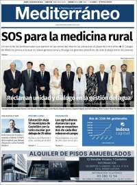 Portada de El Periódico Mediterraneo (España)