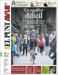 Portada de El Punt Avui - Girona (España)