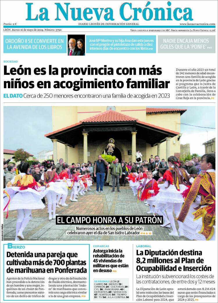 Portada de La Nueva Crónica (España)