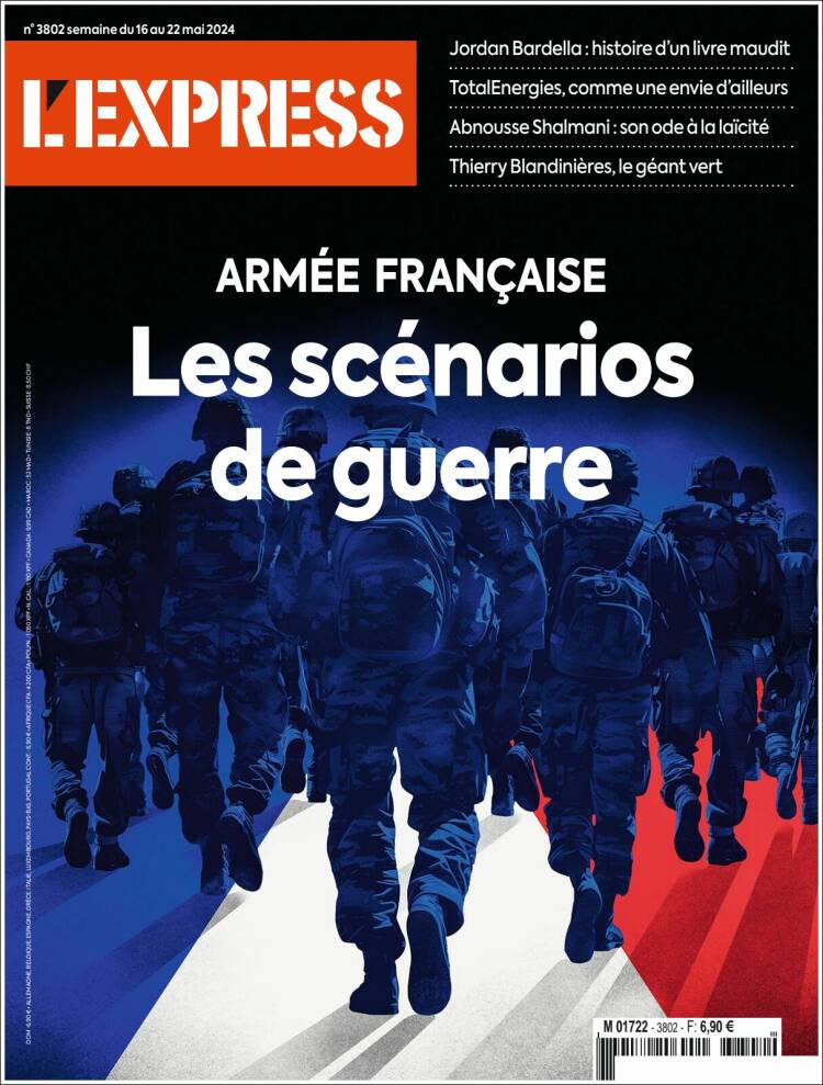 Portada de L'Express (Francia)