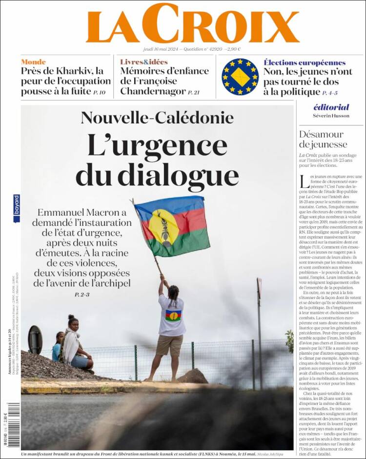 Portada de La Croix (Francia)