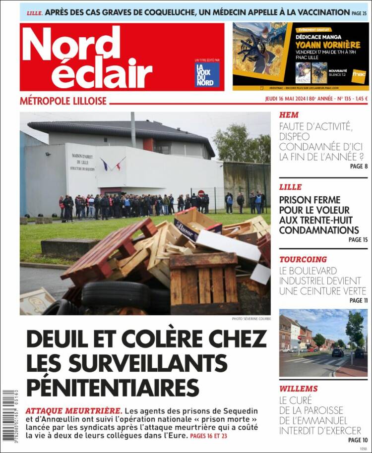 Portada de Nord Éclair (Francia)