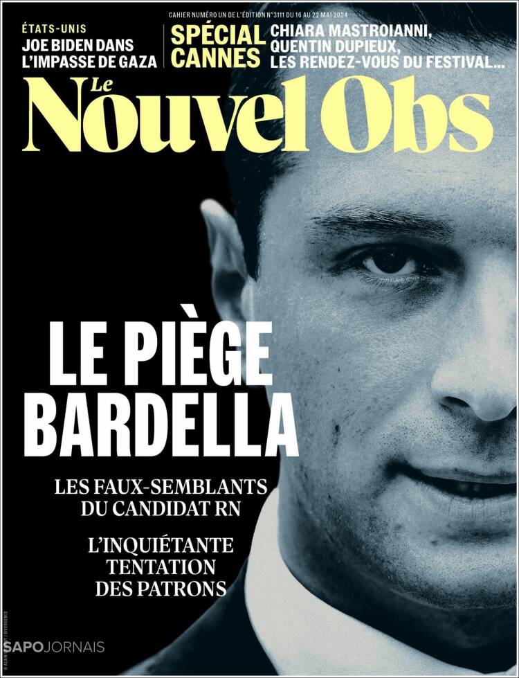 Portada de Le Nouvel Observateur (Francia)