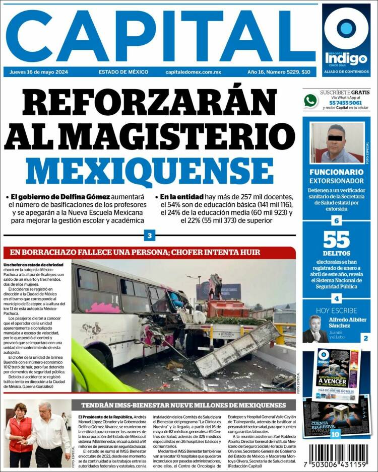 Portada de Capital México (M&eacute;xico)