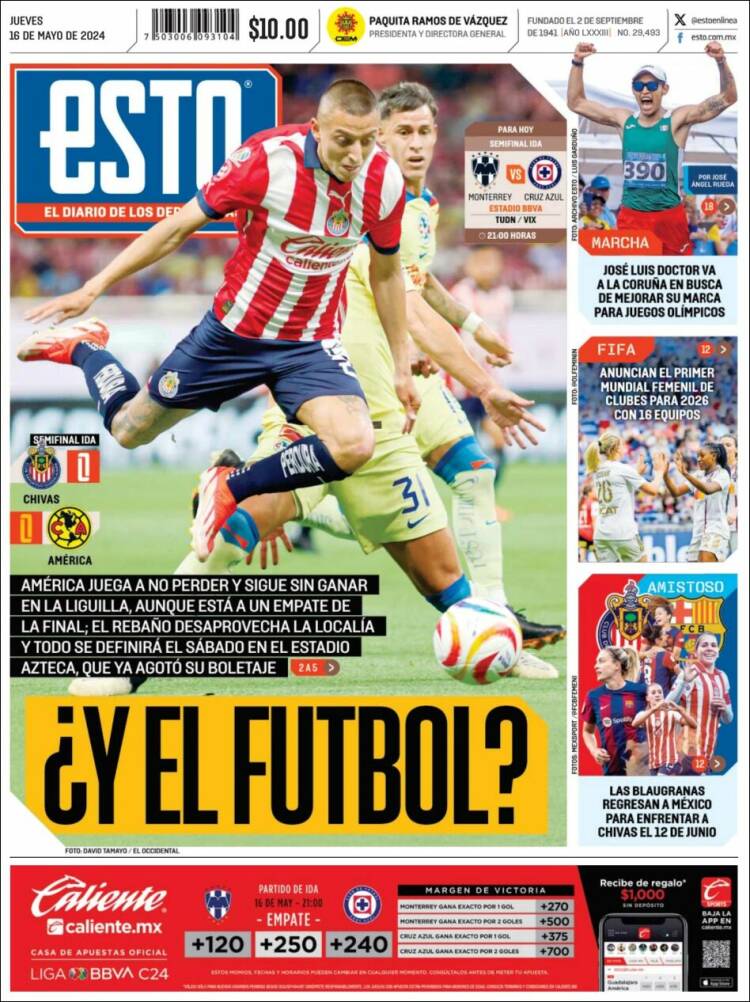 Portada de Esto (M&eacute;xico)