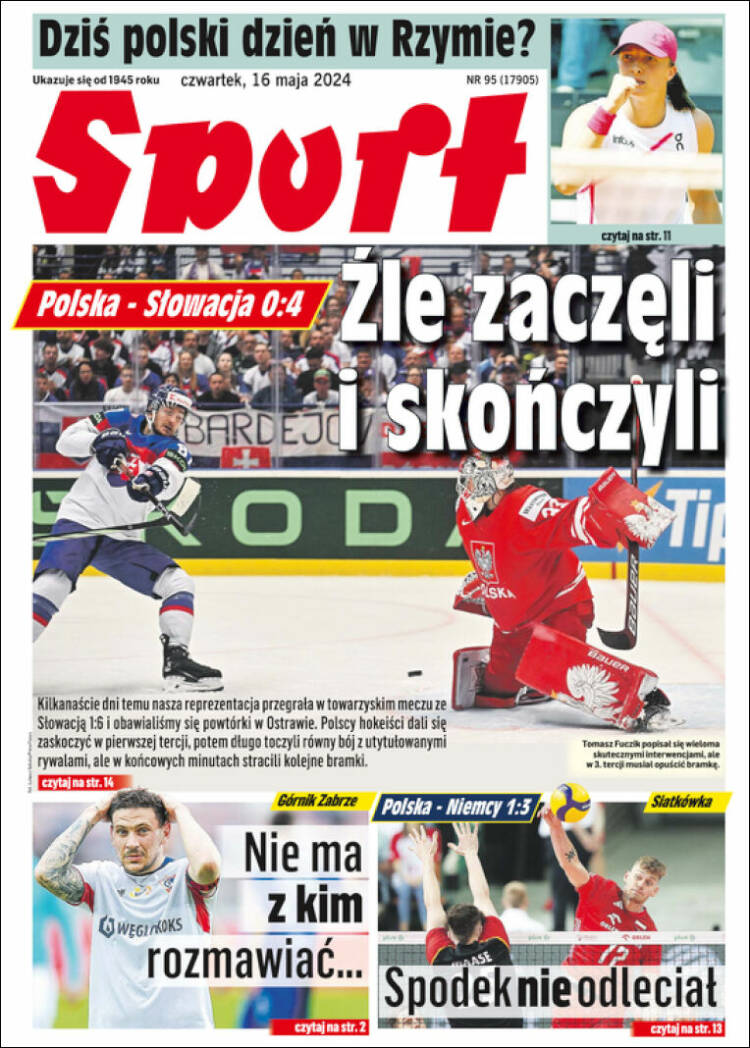 Portada de Katowicki Sport (Polonia)
