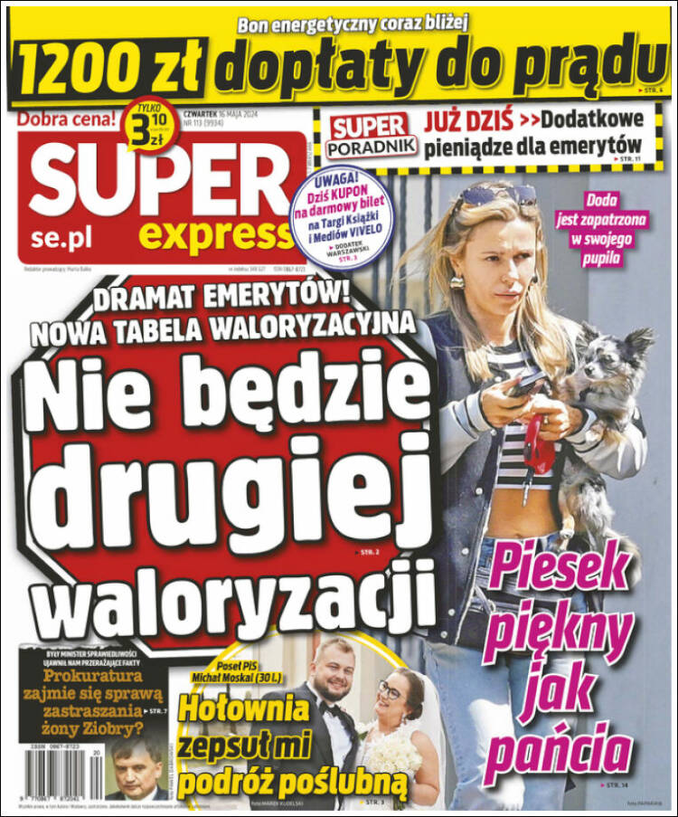 Portada de Super Express (Polonia)