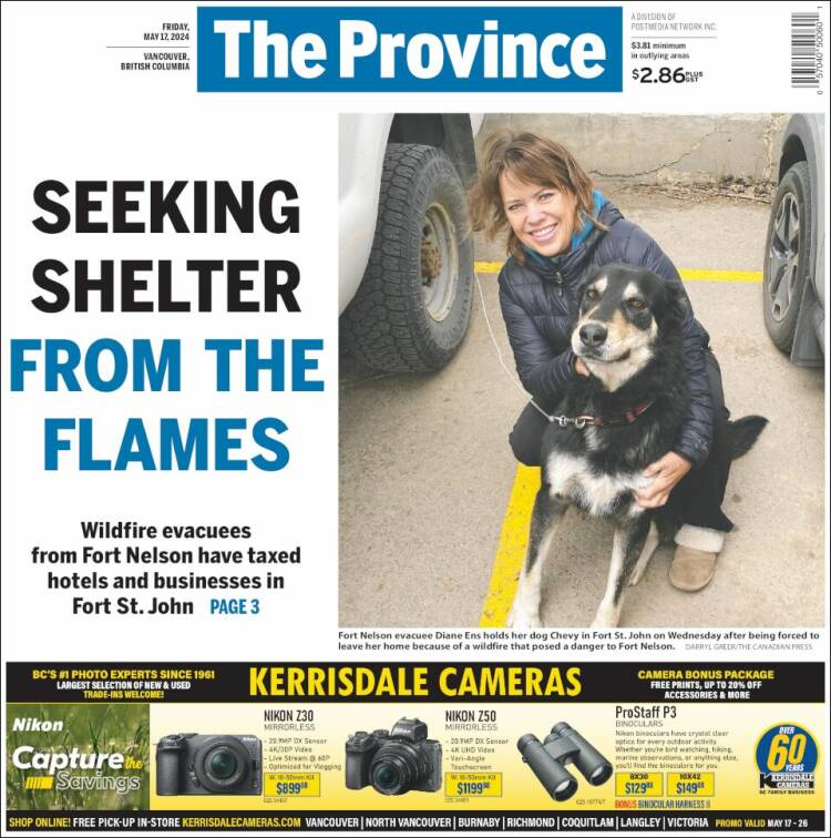 Portada de The Province (Canadá)