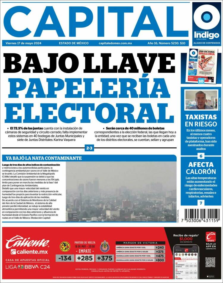 Portada de Capital México (M&eacute;xico)