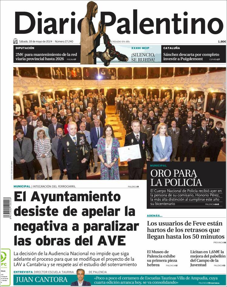 Portada de Diario Palentino (España)